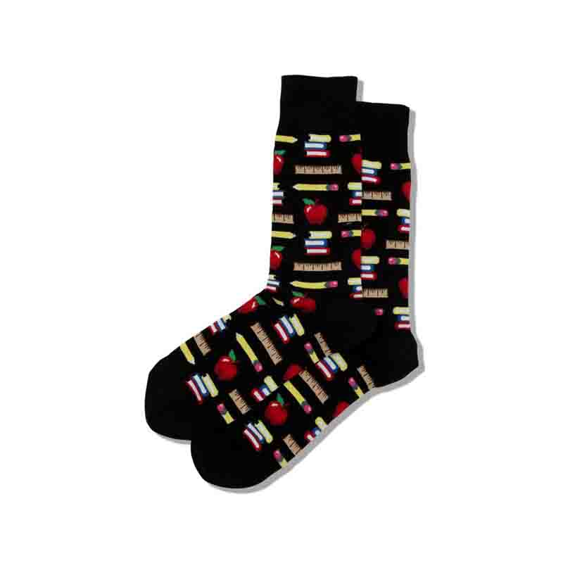 Hotsox Mens Socks Teacher Black