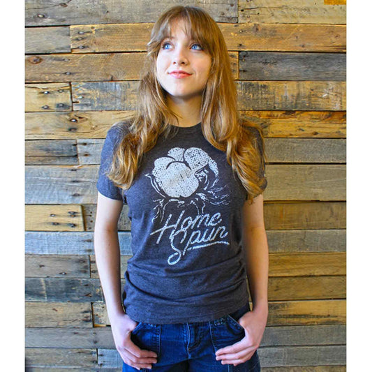 Home Spun Tee Vintage Charcoal