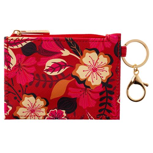 Karma Zip ID Red Floral