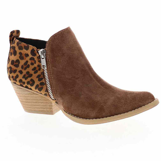 Volatile Lanai Tan Leopard Booties