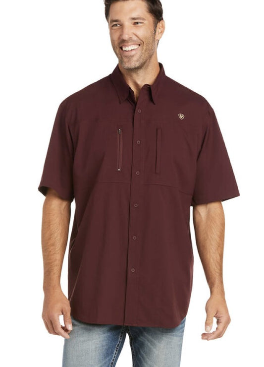 Ariat Venttek Classic SS Shirt Malbec