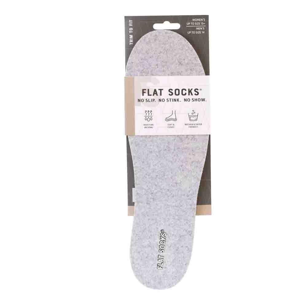 Light Heather Flat Socks