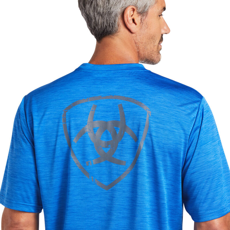 Ariat Mens Charger Tee Cerulean