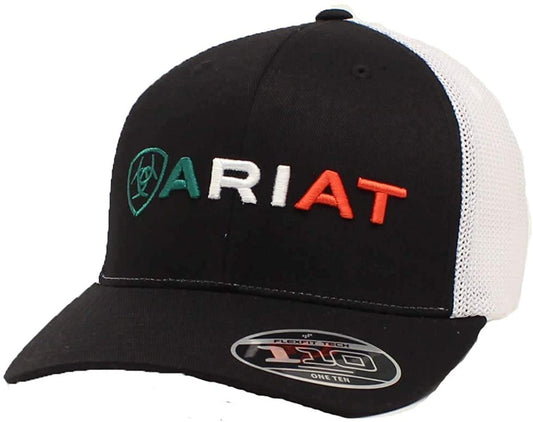 Ariat Hat Mexican Flag SpellOut