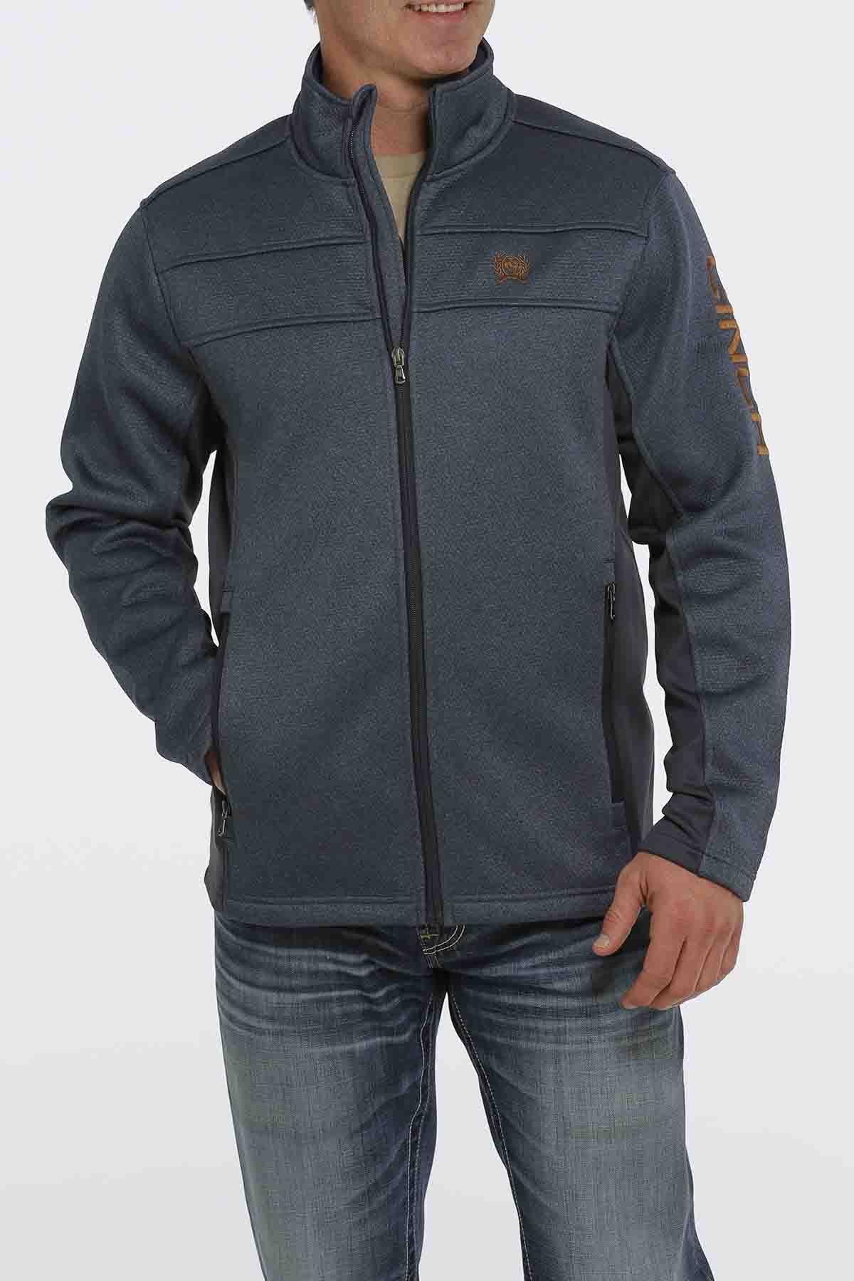 Mens Sweater Jacket Navy