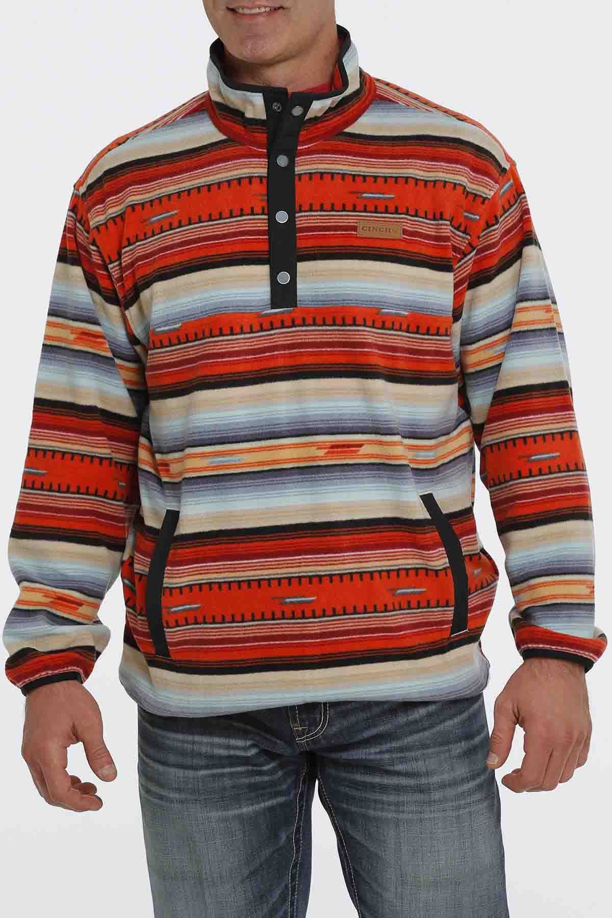 Cinch Aztec Fleece Pullover Multi