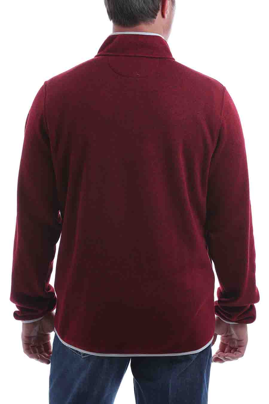 Cinch Fleece Pullover Burgundy