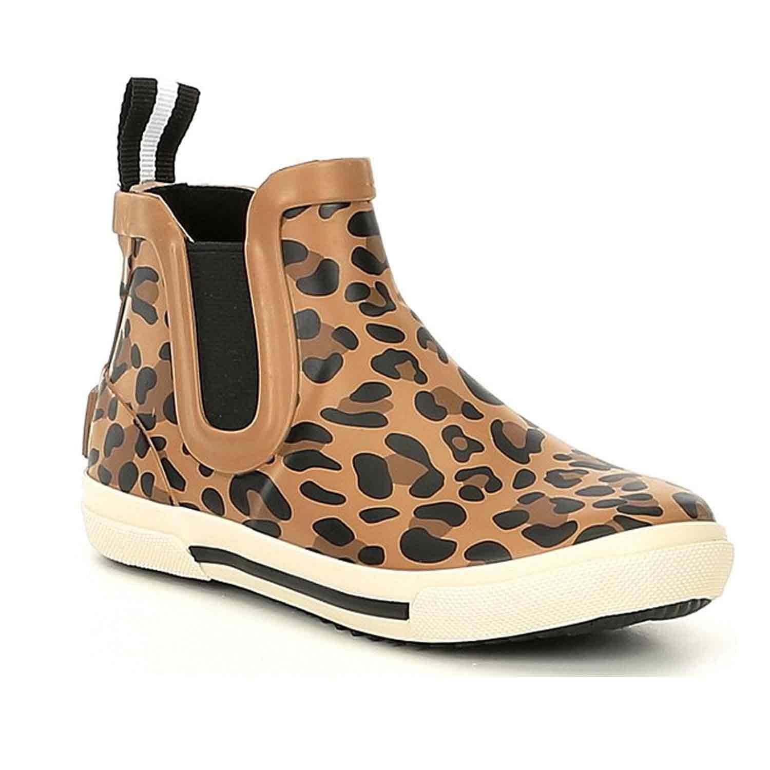 Joules Rainwell Tan Leopard