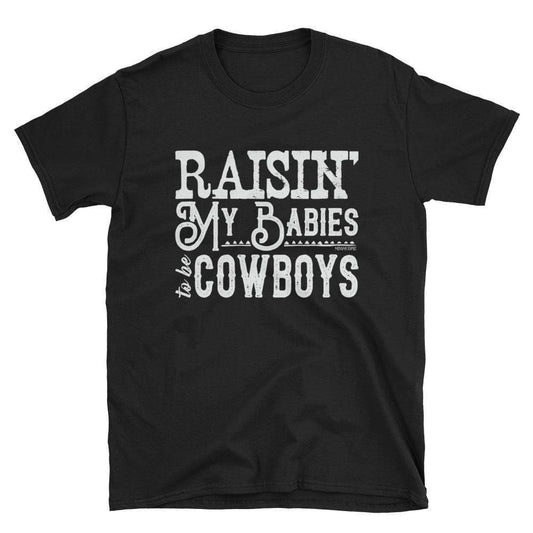 Raisin My Babies Cowboys Black