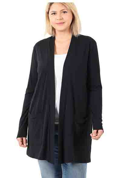 Slouchy Pocket LSL Cardigan Plus