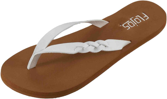 Flojos Serenity Flip Flops White