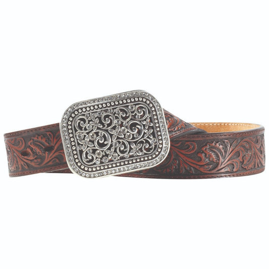 Ariat Women's Embossed Belt Brown