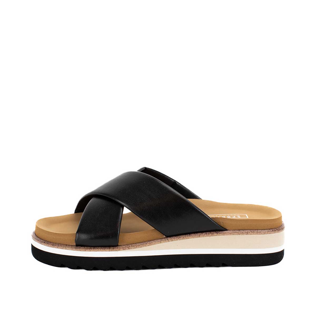 Yellow Box Tashie Sandals Black