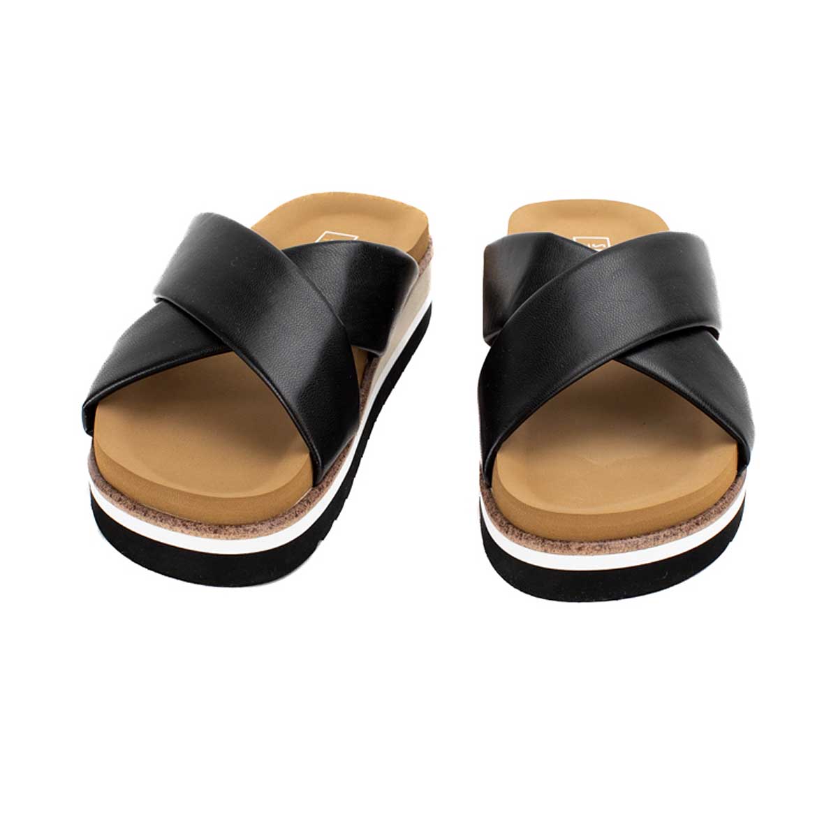 Yellow Box Tashie Sandals Black