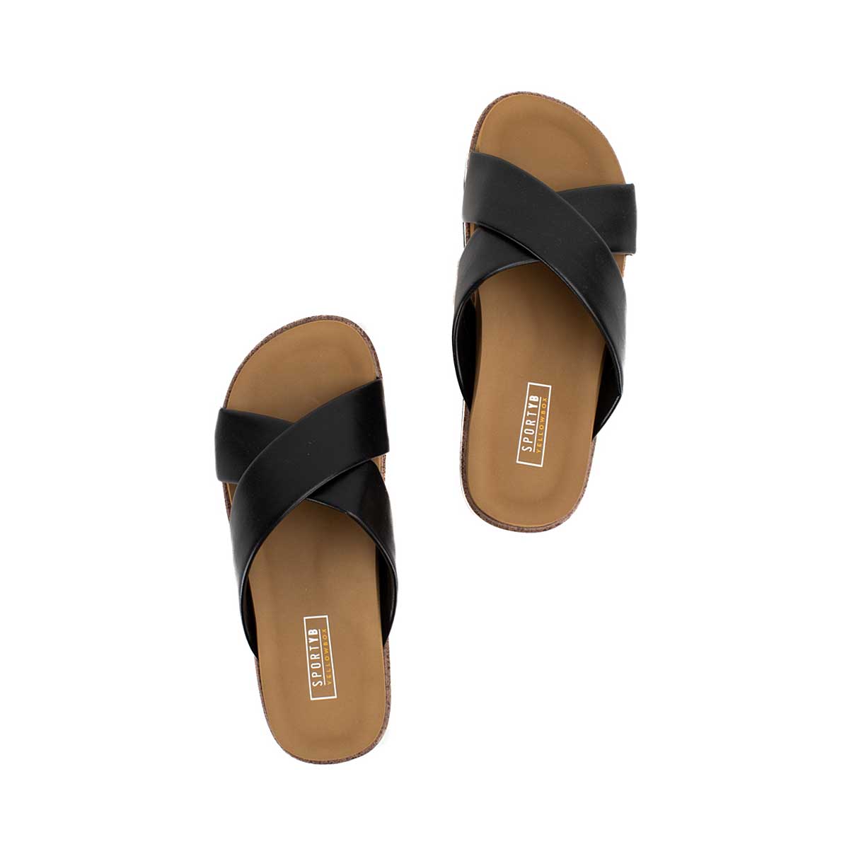 Yellow Box Tashie Sandals Black