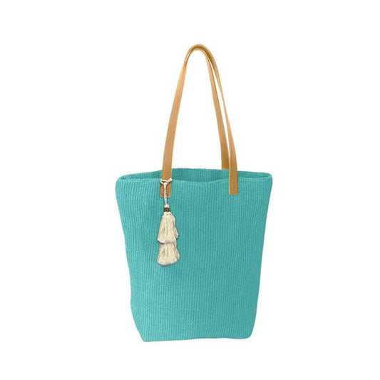 Karma Jute Tote Teal