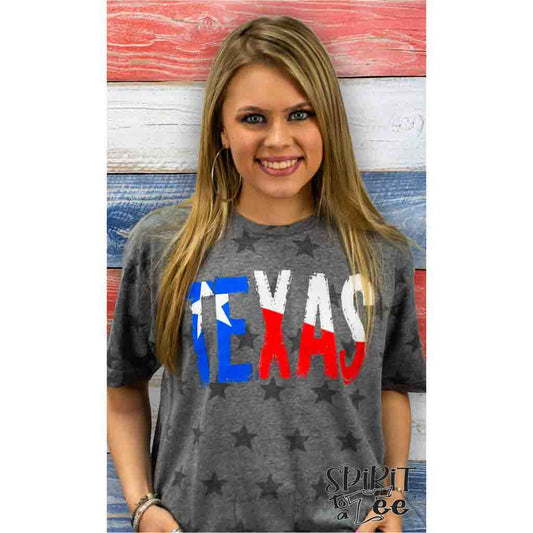 Texas Flag Star Tee