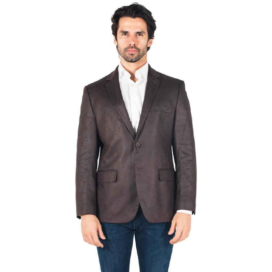 DH Blazer Norris Faux Suede Tobacco