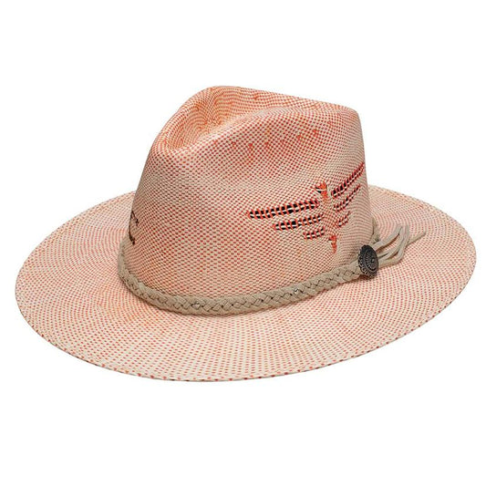 Topo Chico Straw Hat Coral