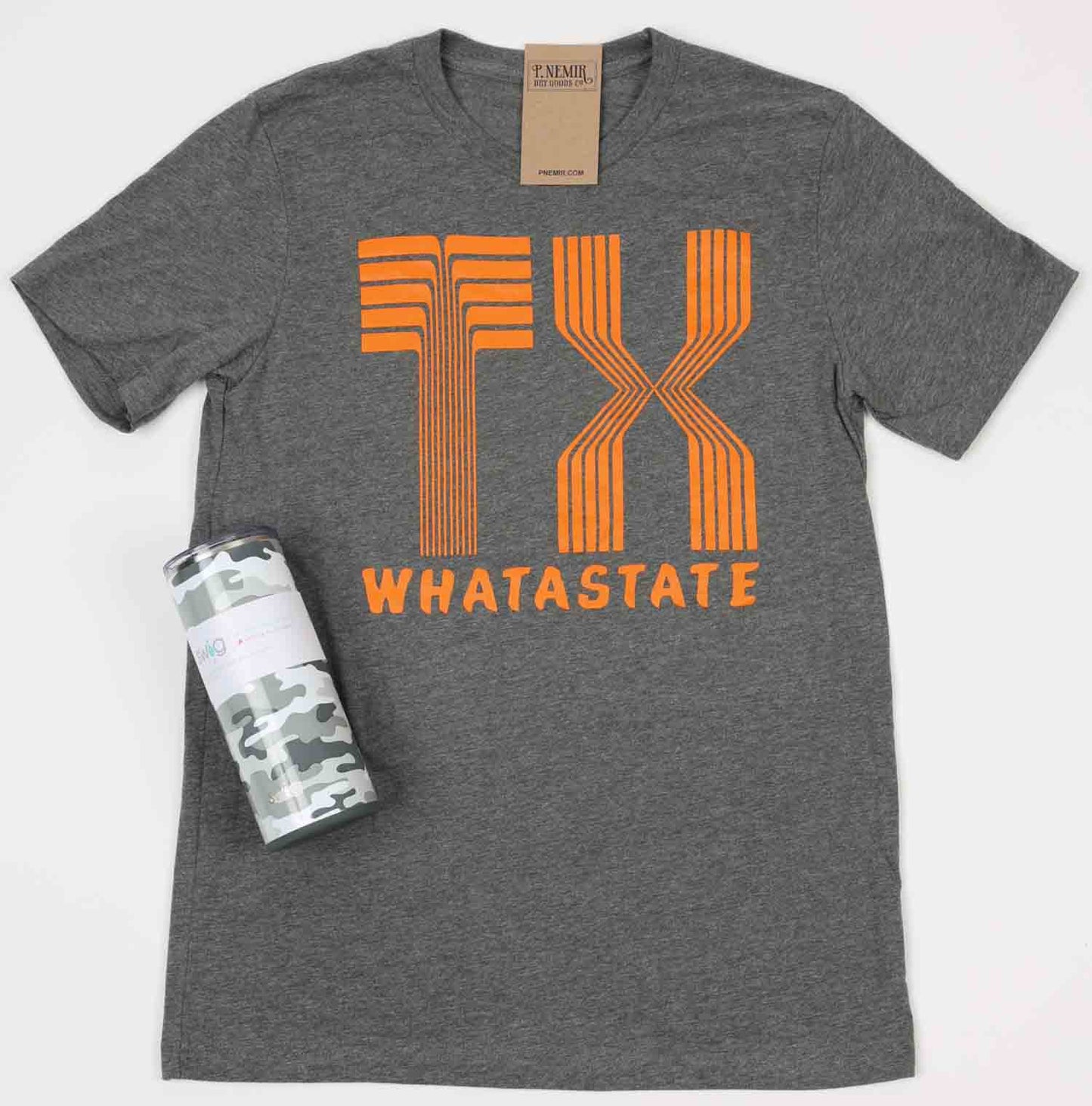 Whatastate TX Tee Grey