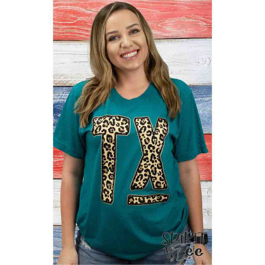 TX Animal Print Tee