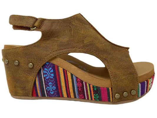 Very G Wedge Sandals Freedom Tan