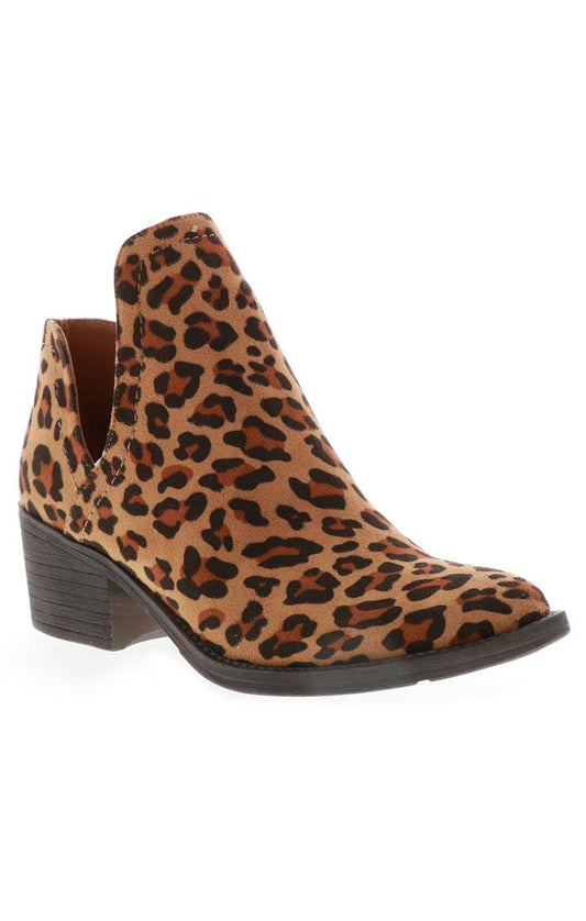 Volatile Clio Tan Leopard Boots