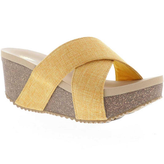 Volatile Sandals Mantle Yellow