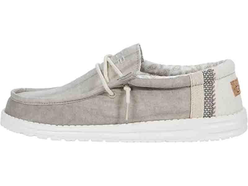 Hey Dude Wally Linen Natural Khaki