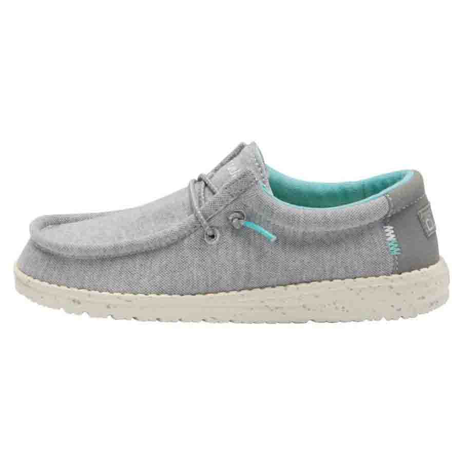 Hey Dude Wally Youth Stretch Grey